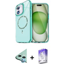 BUTİMAR'S iPhone 12 Kıvılcım Form Prime - Siyah Bilvis 5in1 3D Magic Cam Ekran Koruyucu + Mavi Raze Metal Kamera Lens