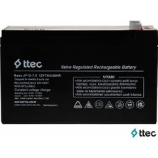 Ttec Base 12V 7 Ah Kuru Tip Bakımsız Akü