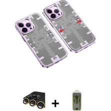 BUTİMAR'S iPhone 14 Pro Ufuk Doku Prime - Siyah Joko Magic 5d Hayalet Cam + Gold Raze Metal Kamera Lens