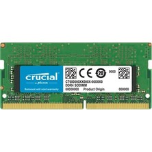 Crucial Crucıal Basıcs Serıes 16GB Ddr4 2666MHZ CL19 Notebook Ram CT16G4SFD8266