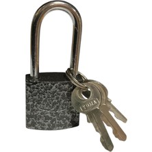 Başaranlar Gri Uzun Asma Kilit 25MM YM-1025L