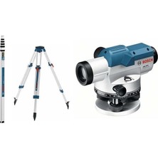Bosch Gol 26 D+Bt 160 Tripod+Gr 500 Mira 100 Metre Optik Nivelman