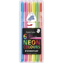 Kitabevimden Staedtler Keçeli Boya Kalemi Triplus Color Üçgen 6 Lı 323 SB6CS1
