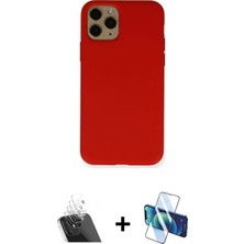 BUTİMAR'S iPhone 11 Pro Ahenk Serisi - Siyah 3D Antistatik Seramik Nano Ekran Koruyucu + Şeffaf Kamera Lens Koruma Cam