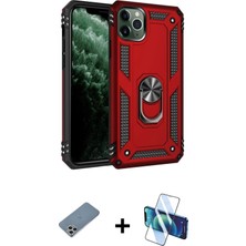 BUTİMAR'S iPhone 11 Pro Ahenk Klasik Koleksiyonu - Siyah 3D Antistatik Seramik Nano Ekran Koruyucu + Gümüş Shine Kamera Lens Koruma Cam