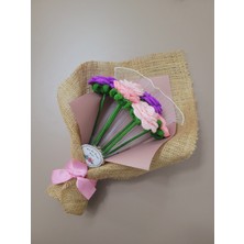 Gift And Flowers Örgü Çiçek Buketi, Gül Buketi, Sevgililer Günü, Anneler Günü, Özel Günler Tasarım Çiçek