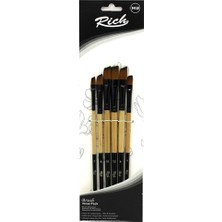 Kitabevimden Rich Fırça Yeni Seri 04 Yan Kesik 6 Lı Set 11219