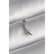 Ayışığı 316L Çelik Gümüş Renk Çivi Model Piercing