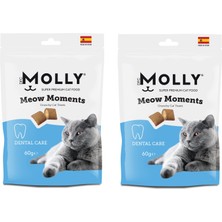 Molly Meow Moments Dental Care Ağız ve Diş Sağlığı Kedi Ödül Maması 60 Gr. x 2 Adet