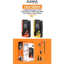 Azurtech A8844 Akü Takviye Cihazı 1000A + Hava Kompresörü 150 Psı – 10.000MAH – Powerbank Özellikli