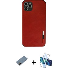 BUTİMAR'S iPhone 11 Pro Max Doruk Asil Koleksiyonu - Siyah 3D Antistatik Seramik Nano Ekran Koruyucu + Gökkuşağı Shine Kamera Lens Koruma Cam