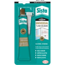 Henkel Sista Üniversal Silikon Tüp 50 gr Beyaz