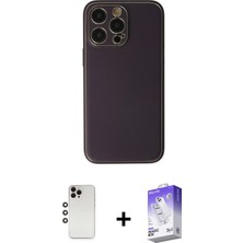 BUTİMAR'S iPhone 13 Pro Max Yadigar Klasik - Siyah Bilvis 5in1 3D Magic Cam Ekran Koruyucu + Gökkuşağı Shine Kamera Lens