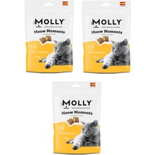 Molly Meow Moments Anti Hairball Tüy Yumağı Önleyici Kedi Ödül Maması 60 Gr. x 3 Adet