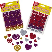 Kitabevimden Bu-Bu Simli Eva Sticker 3 Parça 24 Lü Pvc BUBU00086