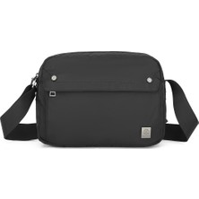 Smart Bags Smart Yatay Model Su Geçirmez Ayarlanabilir Uzun Askılı Erkek Günlük Omuz Çantası Siyah