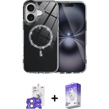 BUTİMAR'S iPhone 17 Kıvılcım Form Prime - Siyah Bilvis 5in1 3D Magic Cam Ekran Koruyucu + Lila Bilvis Titan Kamera Lens