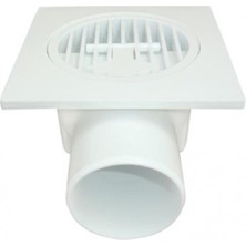 Nil Avm Plastik Yer Süzgeci 10X10 cm 50 mm Yandan Çıkış