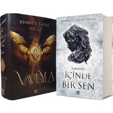 Dokuz Yayınları Vaveyla 1 Sönmüş Aldebaran Ciltli ve Içinde Bir Sen 2 Asreman Ciltli (Binnur Şafak Nigiz) 2li Set