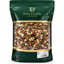 Dolce Luna Chocolate Dolceluna Karışık Çakıl Taşı Çikolata (Komando) Waffle Pankek Pasta Süsü 1 kg