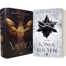 Dokuz Yayınları Vaveyla 1 Sönmüş Aldebaran Ciltli ve Içinde Bir Sen 4 Azlem Ciltli (Binnur Şafak Nigiz) 2li Set