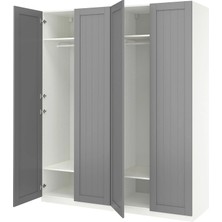 IKEA Beyaz Şık Kapaklı Gardırop