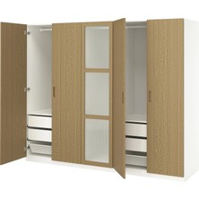 IKEA Beyaz Fonksiyonel Kapaklı Gardırop