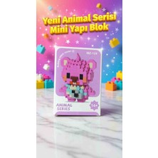 Kobe Yeni Animal Series Mini Yapı Blok Seti - 3d puzzle Yapboz Benzer Sevimli Hayvan Blok Serisi3