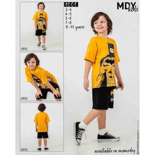 Ela Erkek Çocuk Karakter Şortlu Takım