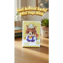 Kobe Yeni Animal Series Mini Yapı Blok Seti - 3d puzzle Yapboz Benzer Sevimli Hayvan Blok Serisi7