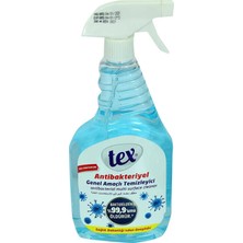 Tex Antibakteriyel Genel Amaçlı Temizleyici Tüm Yüzeyler İçin Spreyli Mavi 750 ML