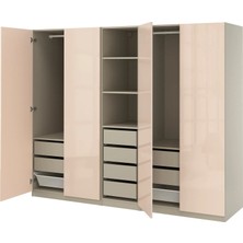 IKEA Çok Renkli Sağlam Kapaklı Gardırop