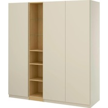 IKEA Çok Renkli Sağlam Kapaklı Gardırop 185X60X201 cm