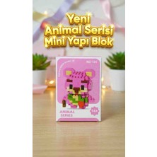 Kobe Yeni Animal Series Mini Yapı Blok Seti - 3d puzzle Yapboz Benzer Sevimli Hayvan Blok Serisi9