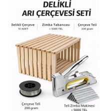 Aksaray Arıcılık Arı Çerçevesi Kurulum Seti 10’lu – Zımba Tabancası + 5000 Tel + Çerçeve Teli Dahil Kurulum Seti