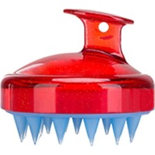 Macgon Saç Bakım Fırçası, Saç Derisine Masaj Yapan Şampuan Tarağı, Duş Fırçası Silikon Masaj Tarağı