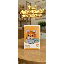 Kobe Yeni Animal Series Mini Yapı Blok Seti - 3d puzzle Yapboz Benzer Sevimli Hayvan Blok Serisi6