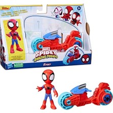 Kitabevimden Spider And Hıs Amazıng Frıends Motorsiklet ve Figür Spidey F6777-F7459