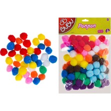 Kitabevimden Bu-Bu Pon Pon 2 cm 100 Lü Karma BUBU00109