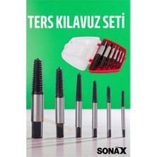 Elektronikçim Turk Ters Kılavuz 6 Lı Set Saf Çelik Kırık Civata Vida Sökücü Kırılmış Vida Civata Sökm
