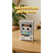 Kobe Yeni Animal Series Mini Yapı Blok Seti - 3d puzzle Benzer Sevimli Hayvan Blok Serisi0