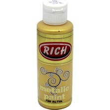Kitabevimden Rich Akrilik Boya Metalik 120 cc Altın 0720
