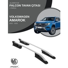 Turtle Volkswagen Amarok (Nf) 2022-2025 Falcon Tavan Çıtası - Gri