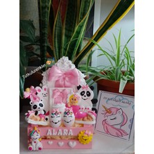 Tutkulu Renkler 40 Uçurma Sepeti / Kırk Uçurma Sepeti / Babyshower / Bebek Hediye Sepeti /teyze Sepeti/hala Sepeti