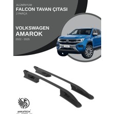 Turtle Volkswagen Amarok (Nf) 2022-2025 Falcon Tavan Çıtası - Siyah