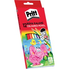 Kitabevimden Pritt Kuru Boya Karton Kutu Tam Boy 12 Renk 1219734