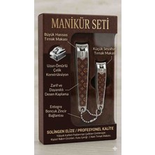 Lider Magnesia Tırnak Makası 2 Li Desenli Solingen Elize Serisi SLG387