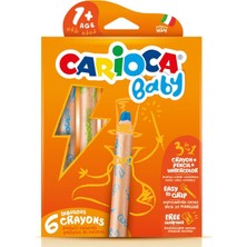 Kitabevimden Carioca Kuru Boya Jumbo Bebek Ahşap Gövdeli 3 In 1 42817