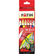 Kitabevimden Fatih Kuru Boya Karton Kutu Jumbo Tam Boy 12 Li 33412