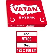 Kitabevimden Vatan Türk Bayrağı Polyester 120X180 VT109